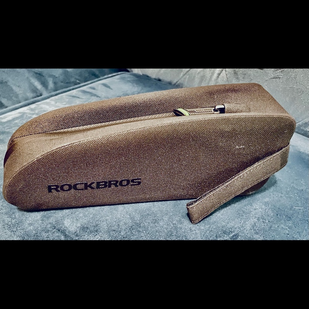ROCKBROS Bike Top Tube Bag Bicycle Front Frame Bag Waterproof Bike Pouch Pack